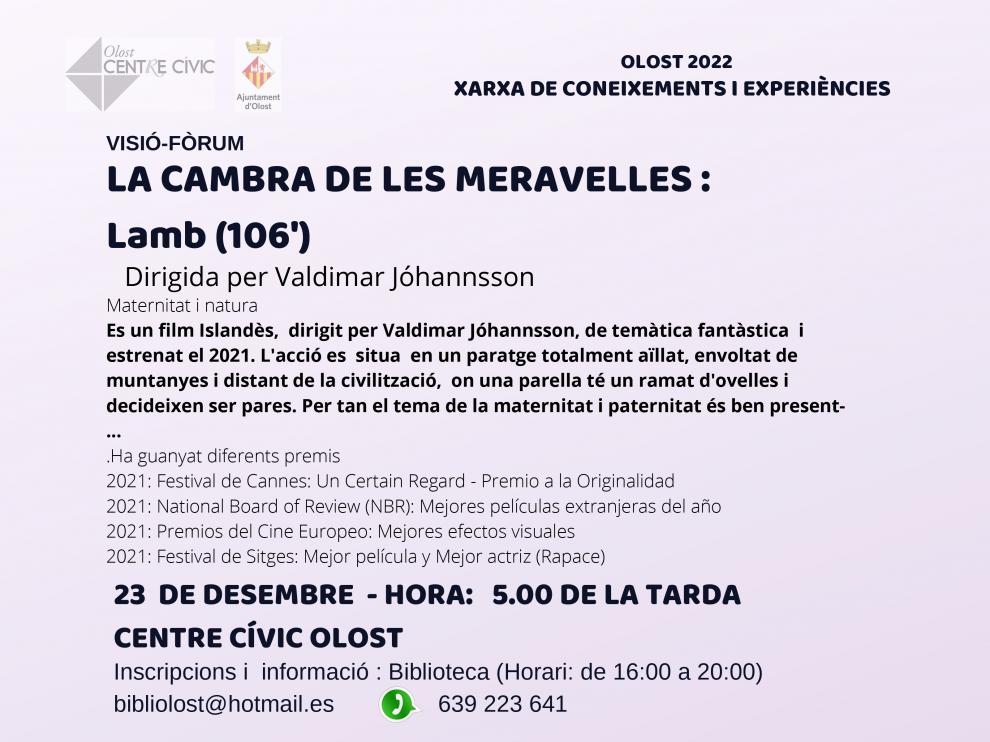 La Cambra de les Meravelles: Lamb (106')